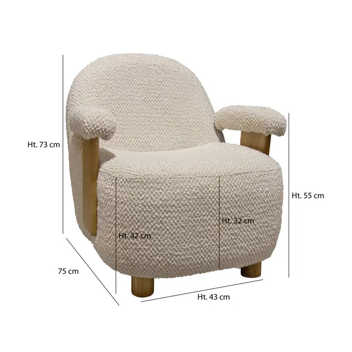 Beige Fauteuil Ulysse