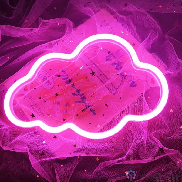 Neon LED wolk